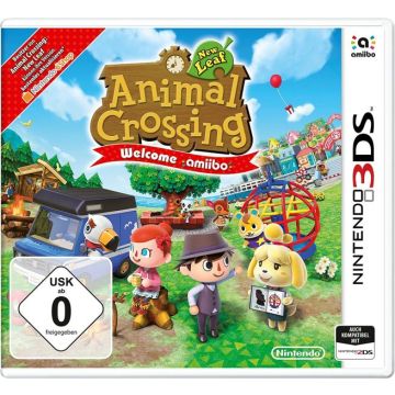 Animal Crossing New Leaf-Welcome Amiibo Duits (3DS) Gebruikt