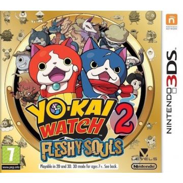 Yo-Kai Watch 2 Fleshy Souls-Standaard (3DS) Gebruikt