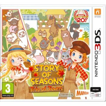 Story of Seasons Trio of Towns-Standaard (3DS) Nieuw