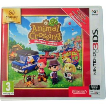 Animal Crossing New Leaf-Welcome Amiibo Nintendo Selects Frans (3DS) Gebruikt