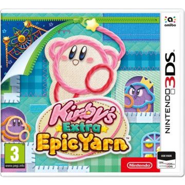 Kirby's Extra Epic Yarn-Standaard (3DS) Gebruikt