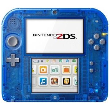 Nintendo 2DS Transparant-Blauw (2DS) Gebruikt