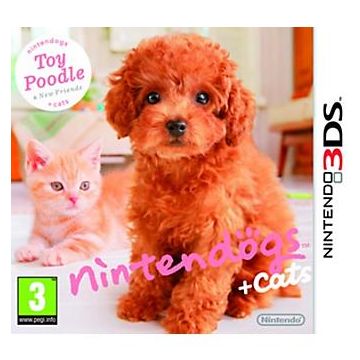 Nintendogs + Cats Toy Poodle-Standaard (3DS) Gebruikt