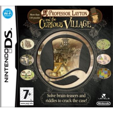 Professor Layton and the Curious Village-Standaard (NDS) Gebruikt