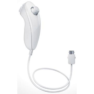 Nintendo Wii Nunchuk-Wit (Wii) Gebruikt