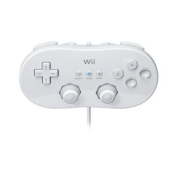 Nintendo Wii Classic Controller-Wit (Wii) Gebruikt