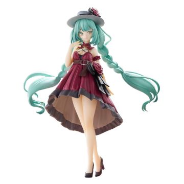 FuRyu Hatsune Miku Trio-Try-iT Figure-Hatsune Miku (Outing Dress Red Color Ver.) (Diversen) Nieuw