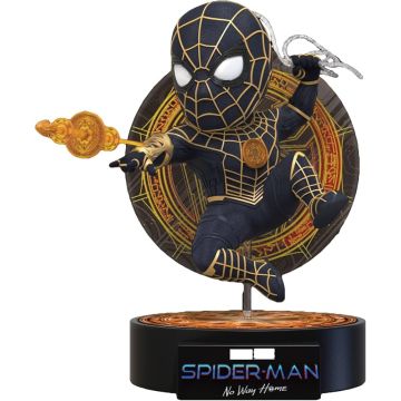 Beast Kingdom Spider-Man No Way Home Egg Attack Figure-Black & Gold Suit (Diversen) Nieuw