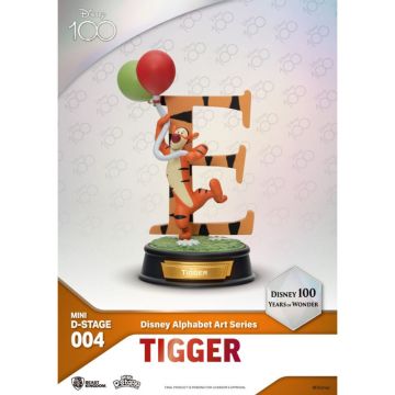 Beast Kingdom Disney 100 Years of Wonder Alphabet Art Series Mini Diorama Stage-Tigger (Diversen) Nieuw
