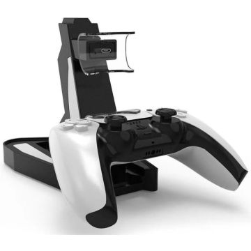 Merkloos DualSense Vertical Dual Charging Stand-Zwart (PlayStation 5) Gebruikt