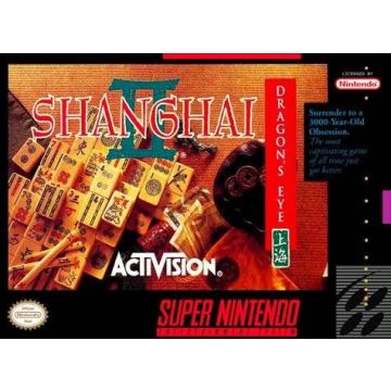 Shanghai II Dragon's Eye-Amerikaans (SNES) Gebruikt