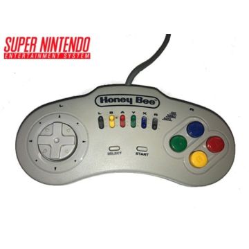 Honey Bee SF-9 Professional Control Pad-Grijs (SNES) Gebruikt