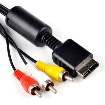 Sony 3x RCA Composiet AV Kabel PS1 / PS2-Standaard (PlayStation 2) Gebruikt