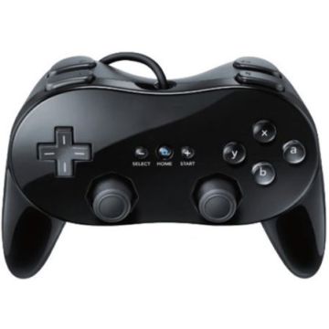 Merkloos Classic Controller Pro-Zwart (Wii) Nieuw