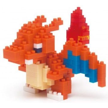Kawada Nanoblock Pokémon Building Set-NBPM_008 Charizard (Diversen) Nieuw