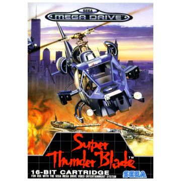 Super Thunder Blade-Standaard (Sega Mega Drive) Gebruikt