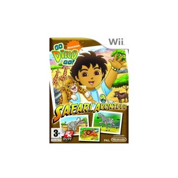 Go Diego Go! Safari Avontuur-Standaard (Wii) Gebruikt