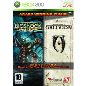 Bioshock & The Elder Scrolls IV Oblivion-Standaard (Xbox 360) Gebruikt