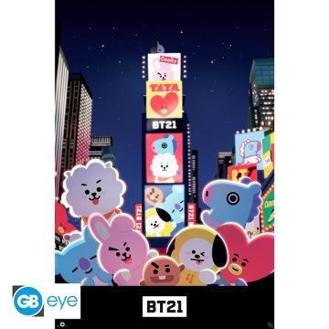GBeye BT21 Maxi Poster-Times Square (Diversen) Nieuw