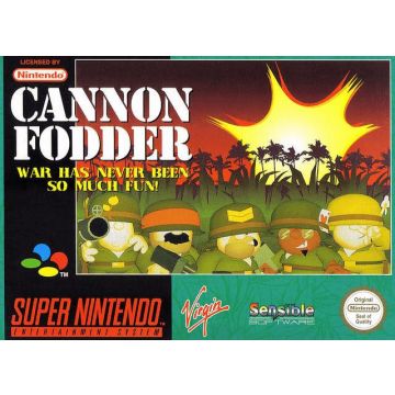 Cannon Fodder-Standaard (SNES) Gebruikt