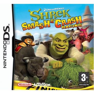 Shrek Smash n' Crash Racing-Standaard (NDS) Gebruikt