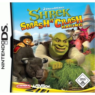 Shrek Smash n' Crash Racing-Duits (NDS) Gebruikt