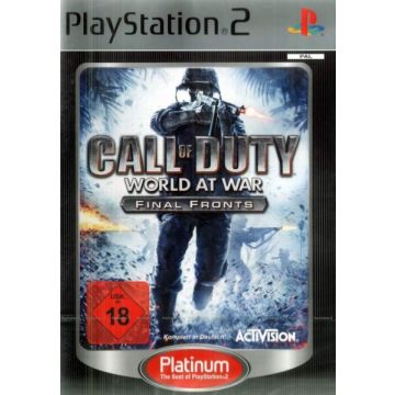 Call of Duty World at War Final Fronts Playstation 2 PS2