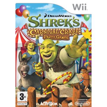Shrek's Crazy Party Games-Standaard (Wii) Gebruikt