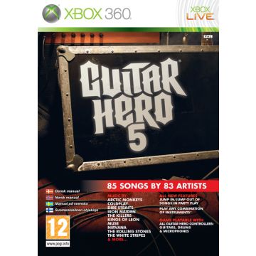 Guitar Hero 5-Standaard (Xbox 360) Gebruikt