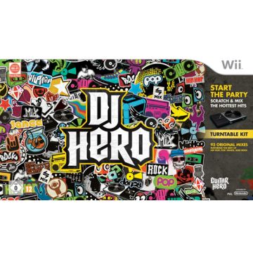 DJ Hero-Incl. Draaitafel (Wii) Gebruikt
