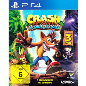 Crash Bandicoot N. Sane Trilogy-Duits (PlayStation 4) Gebruikt