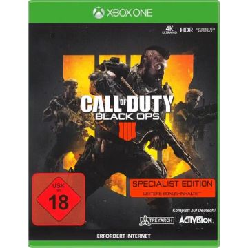 Call of Duty Black Ops 4-Specialist Edition Duits (Xbox One) Gebruikt