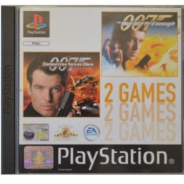 James Bond 007 Tomorrow Never Dies & 007 The World is not Enough-Standaard (PlayStation 1) Gebruikt