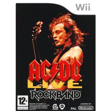 AC/DC Live Rock Band-Frans (Wii) Gebruikt