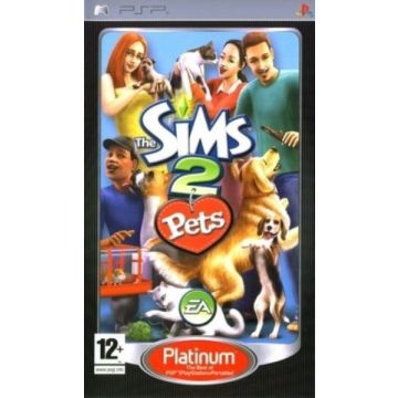 De Sims 2 Huisdieren-Platinum (PSP) Gebruikt