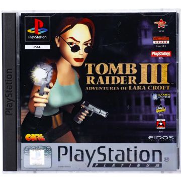 Tomb Raider III Adventures of Lara Croft-Platinum (PlayStation 1) Gebruikt