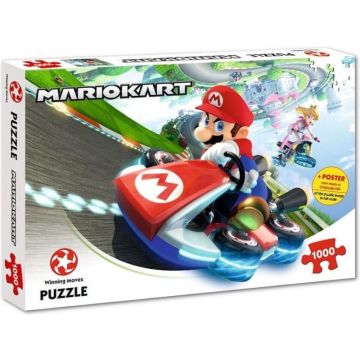 Winning Moves Mario Kart Fun Racer Puzzel-1000 Pieces (Diversen) Nieuw
