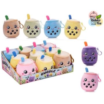 Dino Toys Bubble Tea Clip-On Pluche 10CM-Willekeurig (Diversen) Nieuw