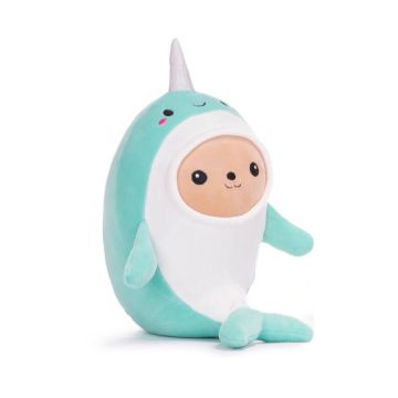 Dino Toys Kawaii Kuties Marine Creature Costume Pluche-Narwhal (Diversen) Nieuw
