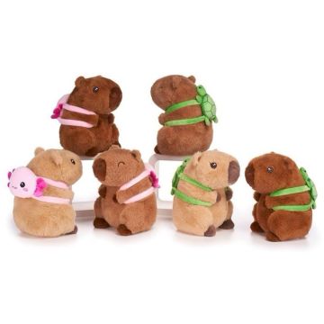 WL Capybara Pluche met Rugzak 22CM-Willekeurig (Diversen) Nieuw