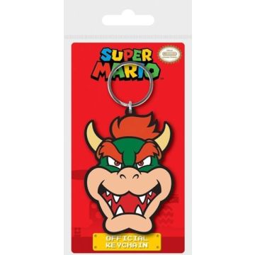 Pyramid Int. Nintendo Super Mario Rubberen Sleutelhanger-Bowser (Diversen) Nieuw