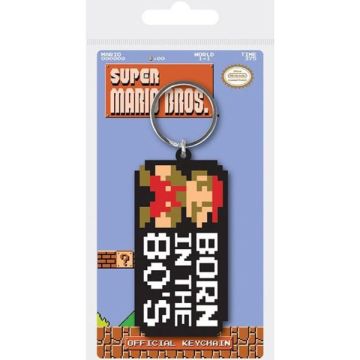Pyramid Int. Nintendo Super Mario Bros. Rubberen Sleutelhanger-Born in the 80's (Diversen) Nieuw