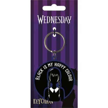 Pyramid Int. Wednesday Rubberen Sleutelhanger-Happy Colour (Diversen) Nieuw