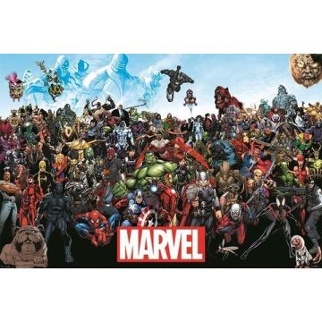 Hole in the Wall Marvel Maxi Poster -Marvel Universe (Diversen) Nieuw