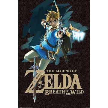 Hole in the Wall The Legend of Zelda Maxi Poster Breath of the Wild-Cover (Diversen) Nieuw