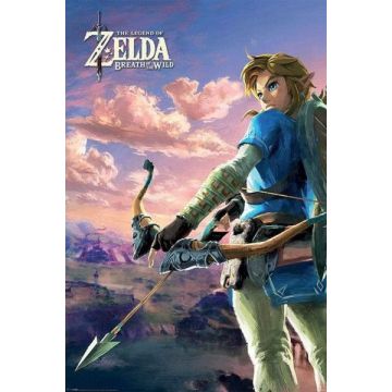 Hole in the Wall The Legend of Zelda Maxi Poster Breath of the Wild-Hyrule Scene (Diversen) Nieuw