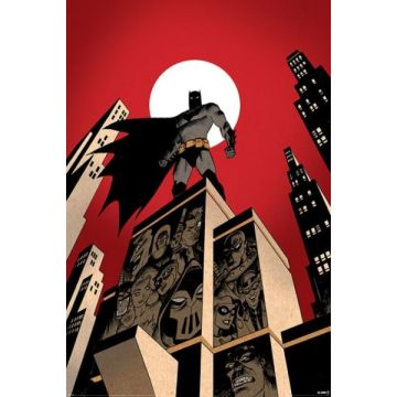 Hole in the Wall DC Comics Batman Maxi Poster-Villain Skyline (Diversen) Nieuw