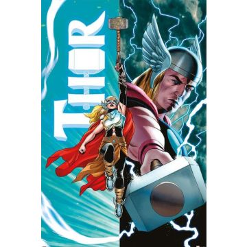 Hole in the Wall Marvel Thor Maxi Poster-Thor VS Female Thor (Diversen) Nieuw