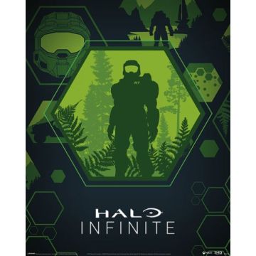 Hole in the Wall Halo Infinite Mini Poster-Master Chief (Diversen) Nieuw
