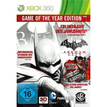 Batman Arkham City-Game of the Year Edition Duits (Xbox 360) Gebruikt